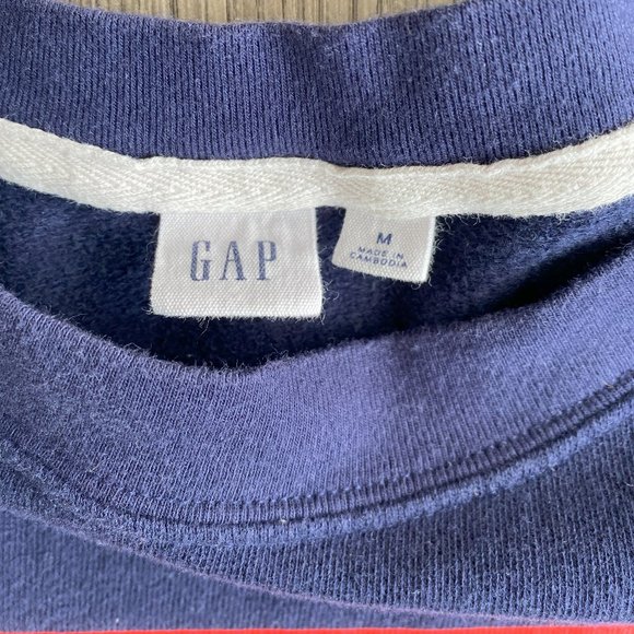 Retro Style Gap Rainbow Cropped Sweatshirt Sz.M(women's) - Picture 3 of 5